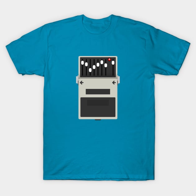 Boss GE-7 Equalizer Guitar Pedal T-Shirt by d13design